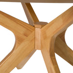 Prospect - Modern Round 59" Natural Oak Dining Table by VIG Furniture - View 4
