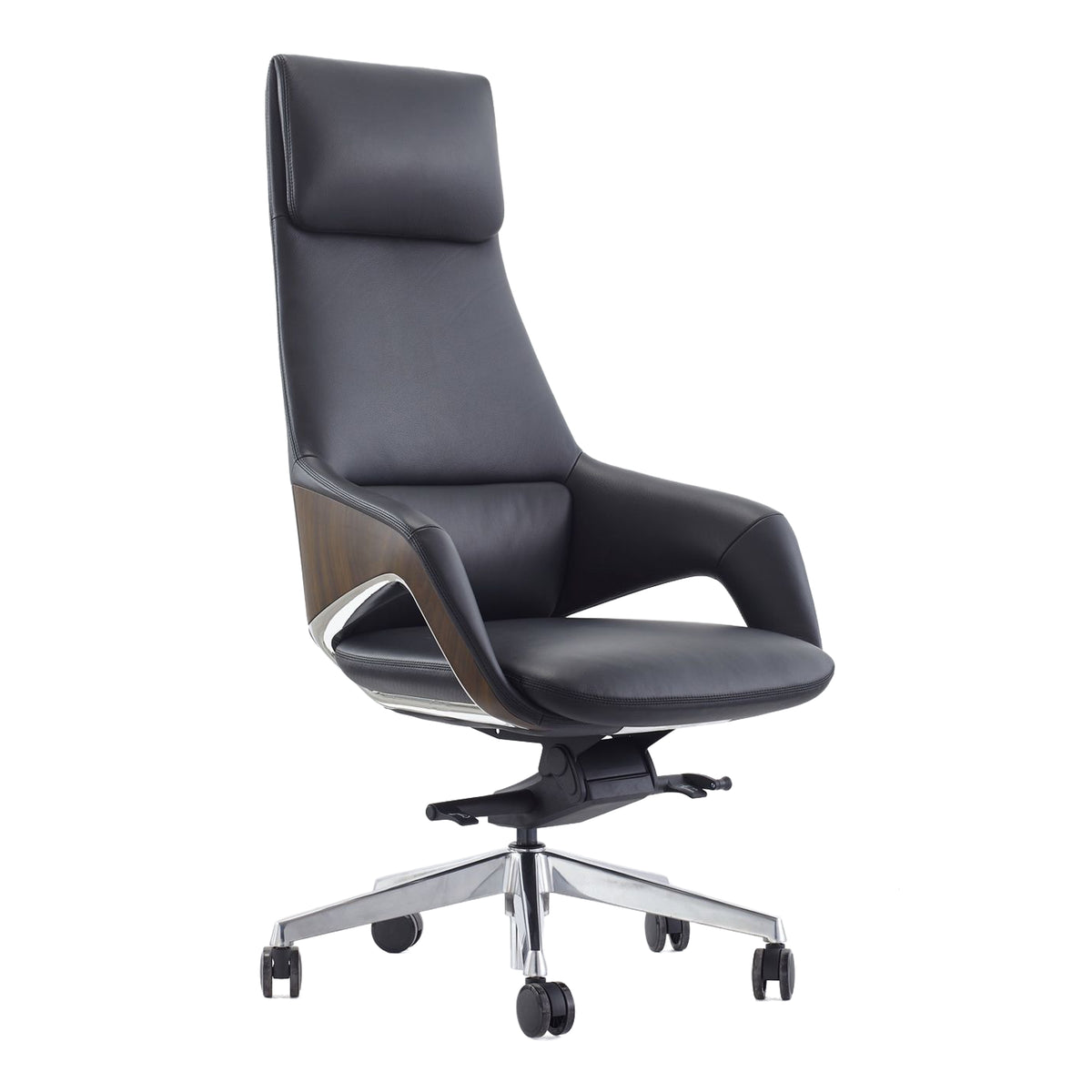 Prost Modern Black High Back Executive Office Chair by VIG Furniture - View 1