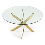 Pyrite - Modern Round Glass Dining Table by VIG Furniture - View 5