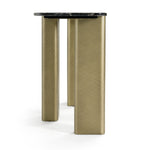 Quest - Modern Black Rose Marble + Antique Brass Console Table by VIG Furniture - View 5