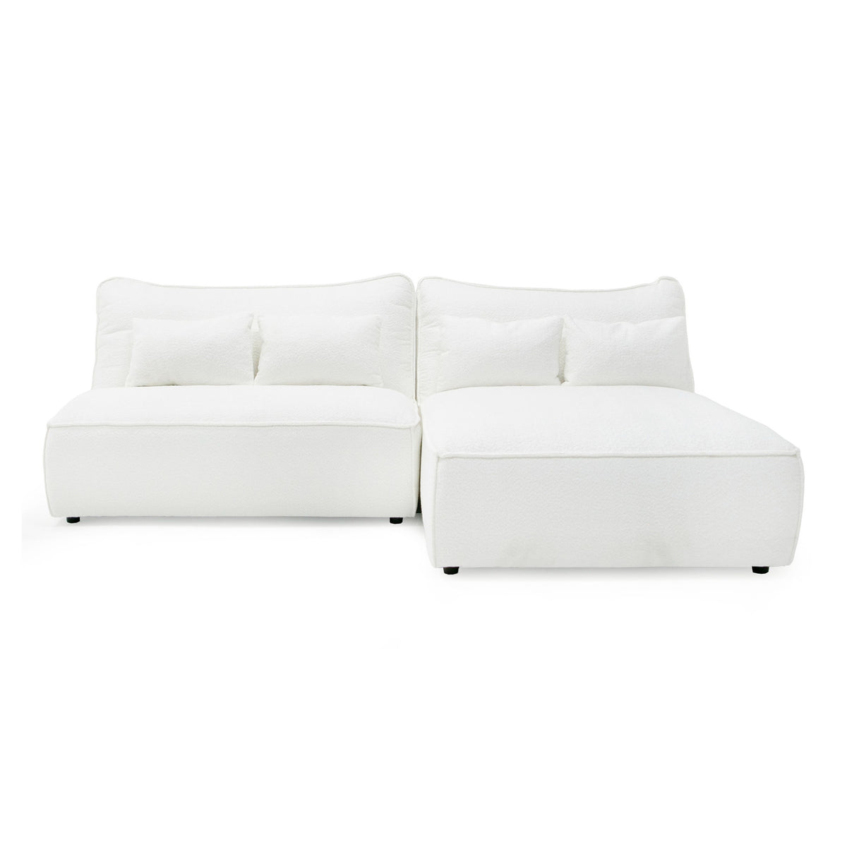 Racine - Modern White Fabric Modular Sectional Sofa by VIG Furniture - View 1