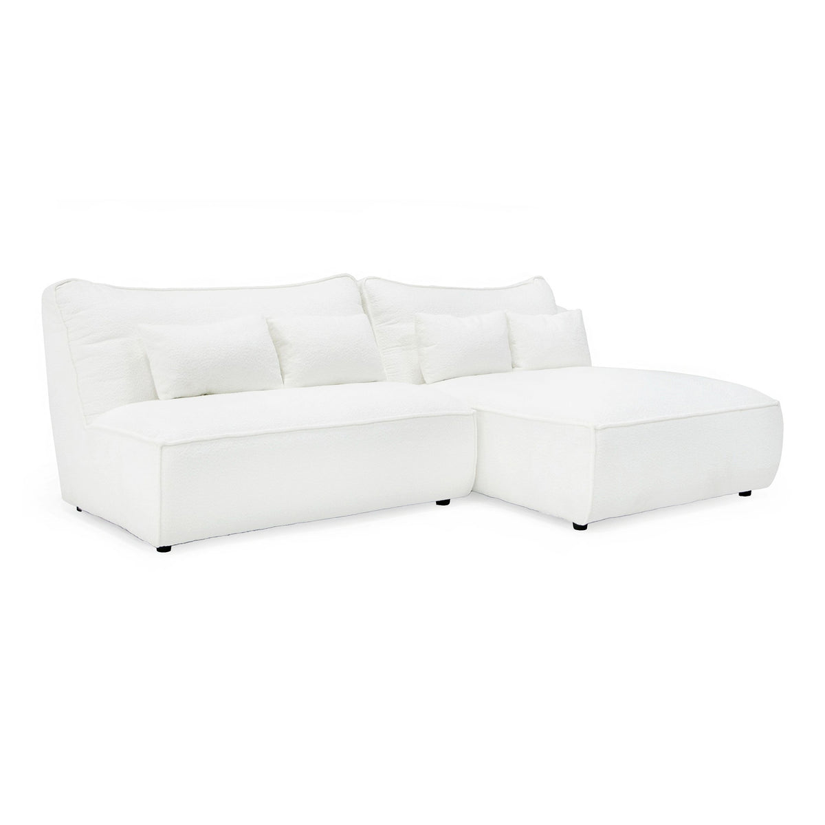 Racine - Modern White Fabric Modular Sectional Sofa by VIG Furniture - View 7