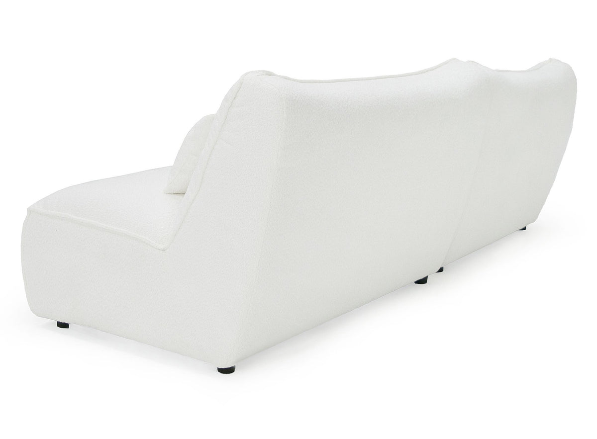 Racine - Modern White Fabric Modular Sectional Sofa by VIG Furniture - View 5