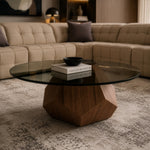 Rackham Mid-Century Walnut & Smoked Glass Coffee Table by VIG Furniture - View 5