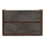 Rado Modern Walnut & Stucco Nightstand by VIG Furniture - View 1