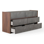 Rado Modern Walnut & Stucco Dresser by VIG Furniture - View 5