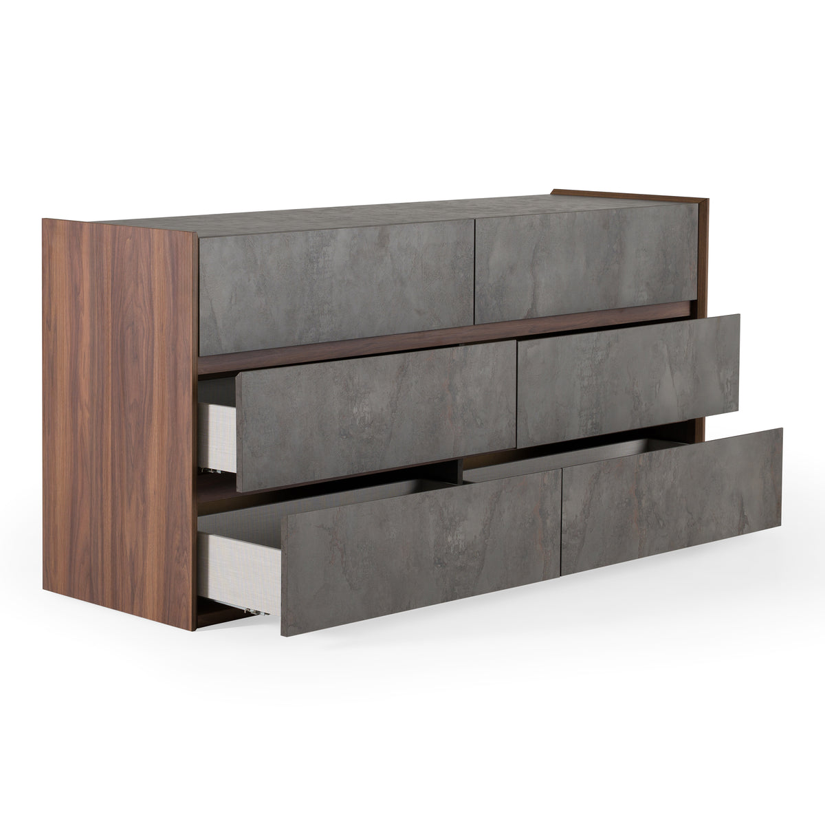 Rado Modern Walnut & Stucco Dresser by VIG Furniture - View 5