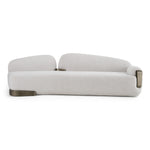 Rainier - Contemporary Off-White Fabric + Antique Brass Sofa by VIG Furniture - View 1