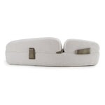 Rainier - Contemporary Off-White Fabric + Antique Brass Sofa by VIG Furniture - View 8