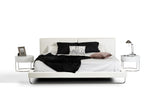 Eastern King Ramona Modern White Leatherette Bed by VIG Furniture - View 2