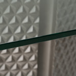 Raphael - Modern Glass + Silver Dining Table by VIG Furniture - View 5