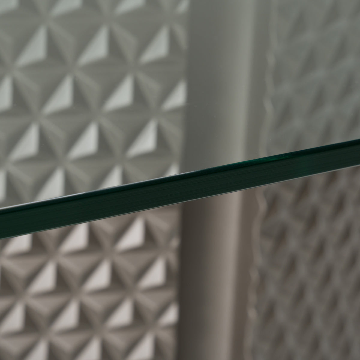 Raphael - Modern Glass + Silver Dining Table by VIG Furniture - View 5