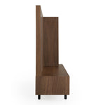 Raskin - Contemporary Walnut Entertainment Center w/ LED Lighting by VIG Furniture - View 5