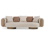 Raywood - Modern Multicolored Boucle Fabric + Ash Sofa by VIG Furniture - View 1