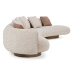 Raywood - Modern Multicolored Boucle Fabric + Ash Sectional Sofa by VIG Furniture - View 4