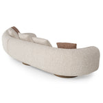 Raywood - Modern Multicolored Boucle Fabric + Ash Sectional Sofa by VIG Furniture - View 5