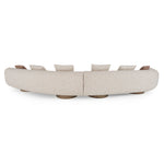 Raywood - Modern Multicolored Boucle Fabric + Ash Sectional Sofa by VIG Furniture - View 6