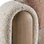 Raywood - Modern Multicolored Boucle Fabric + Ash Sectional Sofa by VIG Furniture - View 8