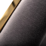 Reba Modern Grey Velvet & Gold Dining Chair (Set of 2) by VIG Furniture - View 12