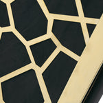 Reba Modern Black Velvet & Gold Dining Chair (Set of 2) by VIG Furniture - View 12