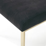 Reba Modern Black Velvet & Gold Dining Chair (Set of 2) by VIG Furniture - View 13