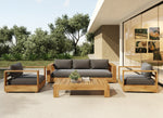 Santorini - Outdoor Natural Teak Coffee Table by VIG Furniture - View 8