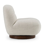 Renee - Modern Cream Fabric Swivel Chair by VIG Furniture - View 4