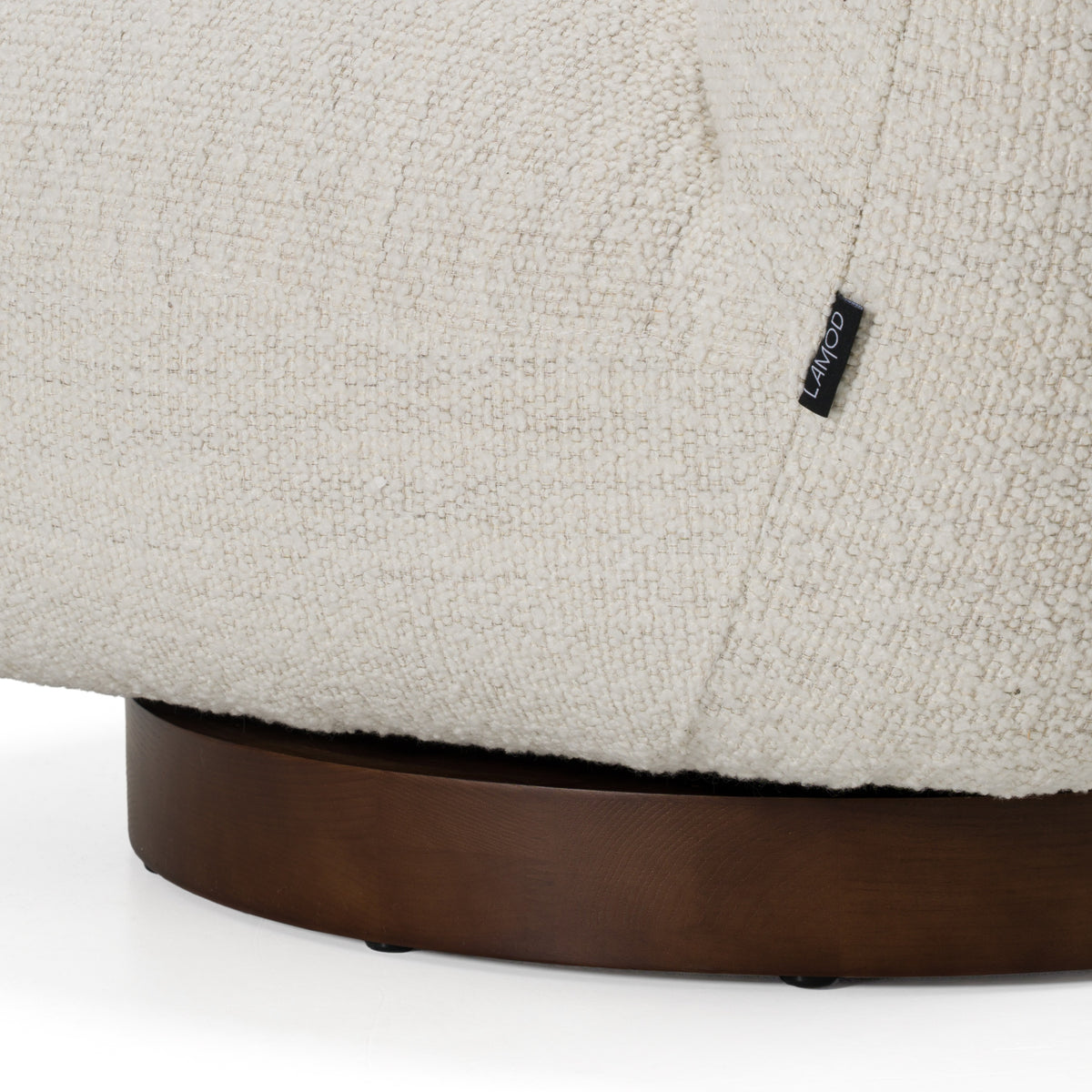 Renee - Modern Cream Fabric Swivel Chair by VIG Furniture - View 6