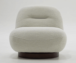 Renee - Modern Cream Fabric Swivel Chair by VIG Furniture - View 8