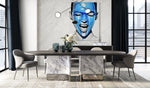 Renfew - Modern Black Oak + Faux Marble Oval Dining Table by VIG Furniture - View 6