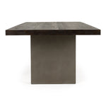 Renzo Modern Oak & Concrete 118" Dining Table by VIG Furniture - View 15