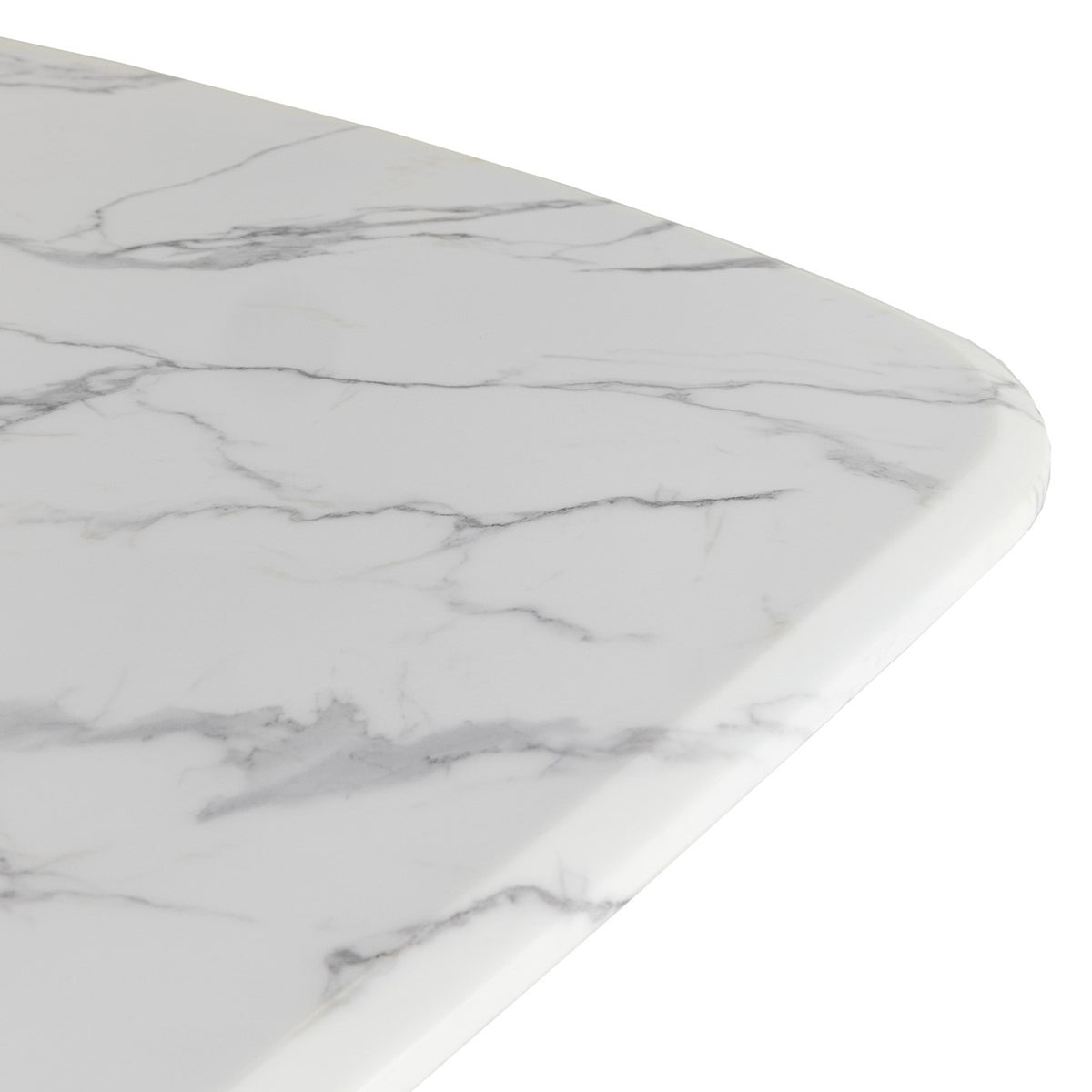 Reynold - Glam Faux Marble + Gold Stainless Steel Dining Table by VIG Furniture - View 4