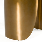 Reynold - Glam Faux Marble + Gold Stainless Steel 94-Inch Dining Table by VIG Furniture - View 6