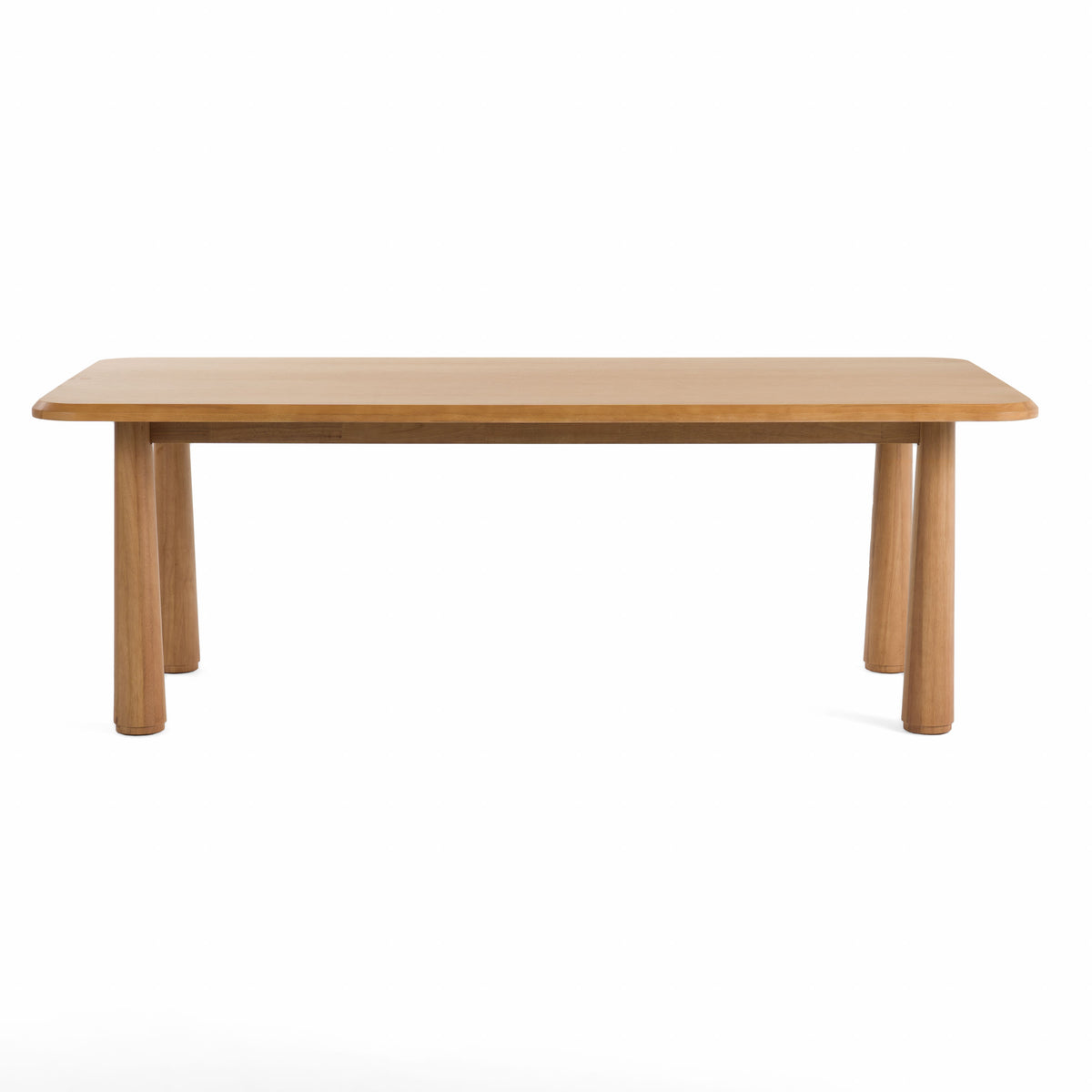 Rhea - Modern 87" Natural Acacia Rectangular Dining Table by VIG Furniture - View 1