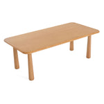 Rhea - Modern 87" Natural Acacia Rectangular Dining Table by VIG Furniture - View 5