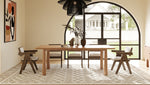 Rhea - Modern 87" Natural Acacia Rectangular Dining Table by VIG Furniture - View 3