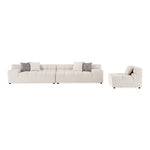 Rhonda - Modern Ivory Beige Fabric Modular Sectional Sofa by VIG Furniture - View 2