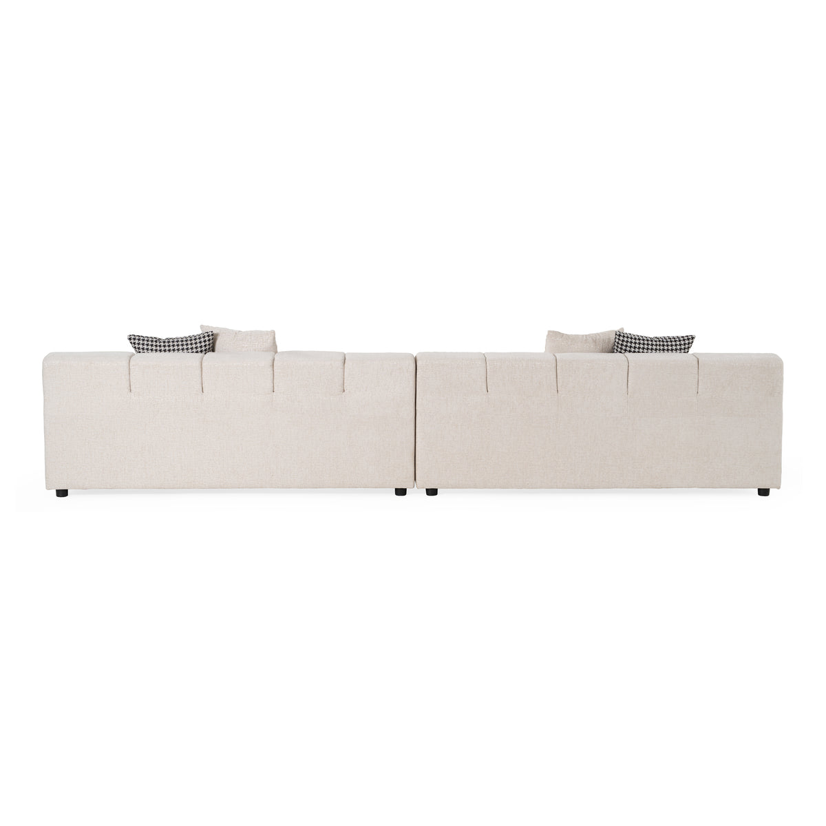Rhonda - Modern Ivory Beige Fabric Modular Sectional Sofa by VIG Furniture - View 4