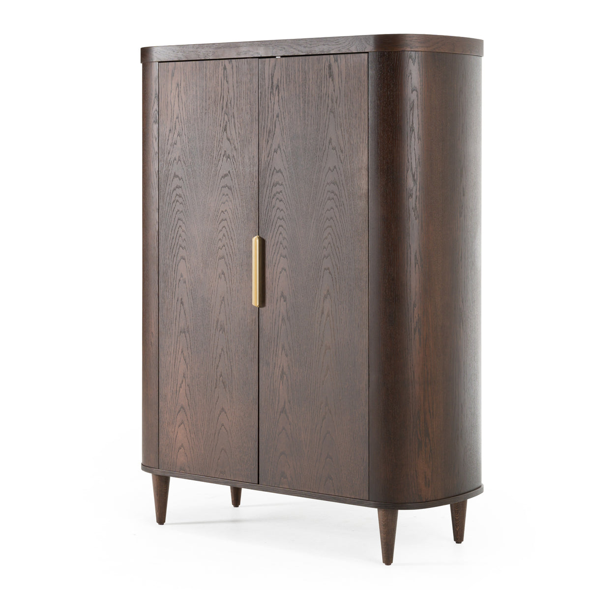 Richmond - Modern Brown Rounded Tall Buffet by VIG Furniture - View 2
