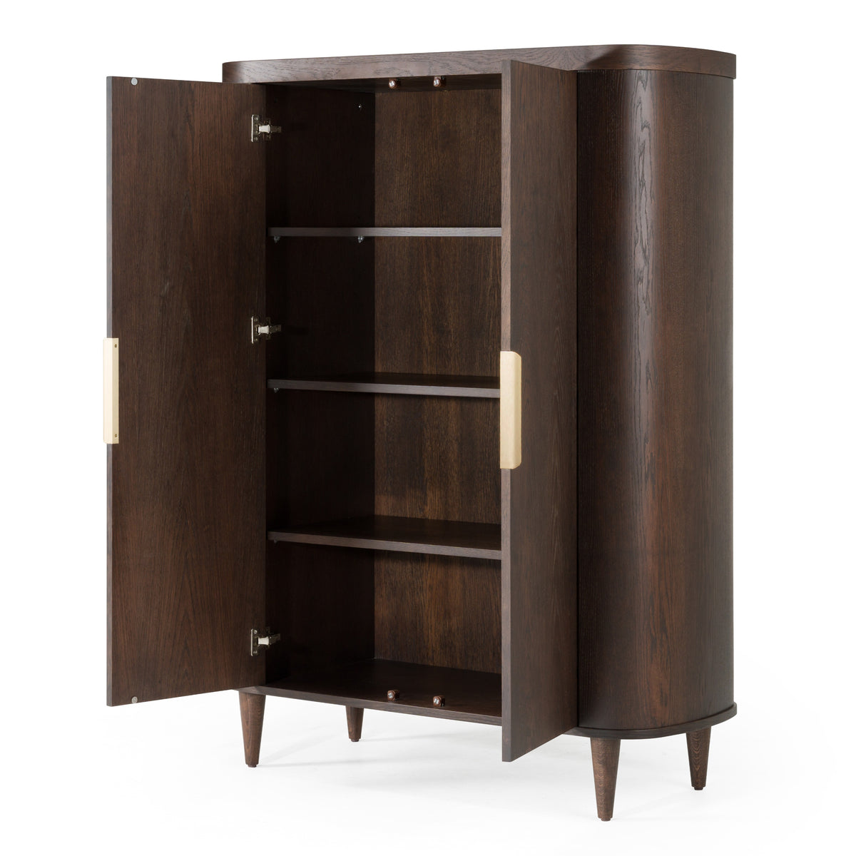 Richmond - Modern Brown Rounded Tall Buffet by VIG Furniture - View 4