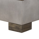 Delaware Modern Concrete & Acacia Rectangular Coffee Table by VIG Furniture - View 3