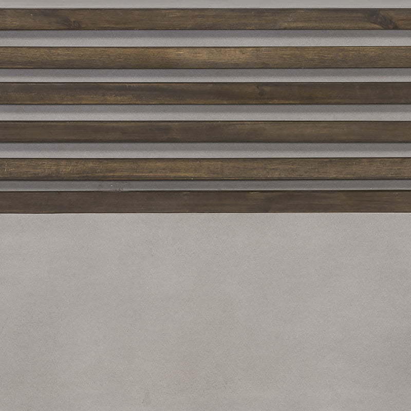 Delaware Modern Concrete & Acacia Rectangular Coffee Table by VIG Furniture - View 5