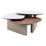 Robson - Modern Ceramic + Walnut Coffee Table by VIG Furniture - View 1