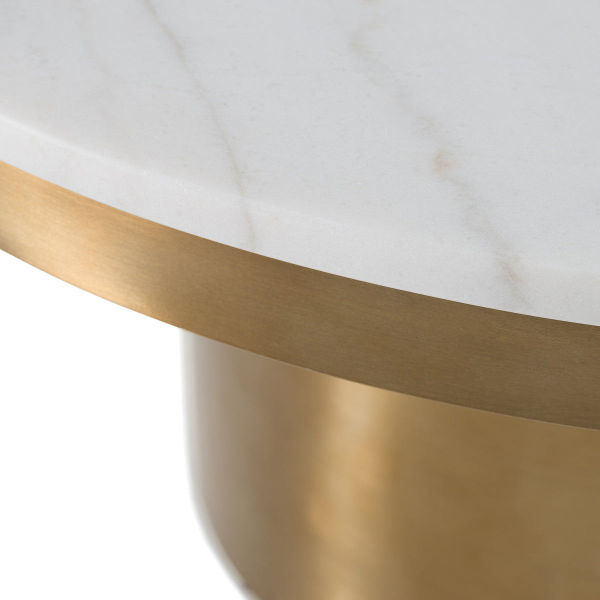 Rocky - Glam White & Gold Coffee Table by VIG Furniture - View 4