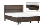Roger - Queen Mid-century Acacia Bed by VIG Furniture - View 1