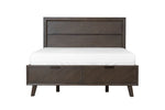 Roger - Queen Mid-century Acacia Bed by VIG Furniture - View 2
