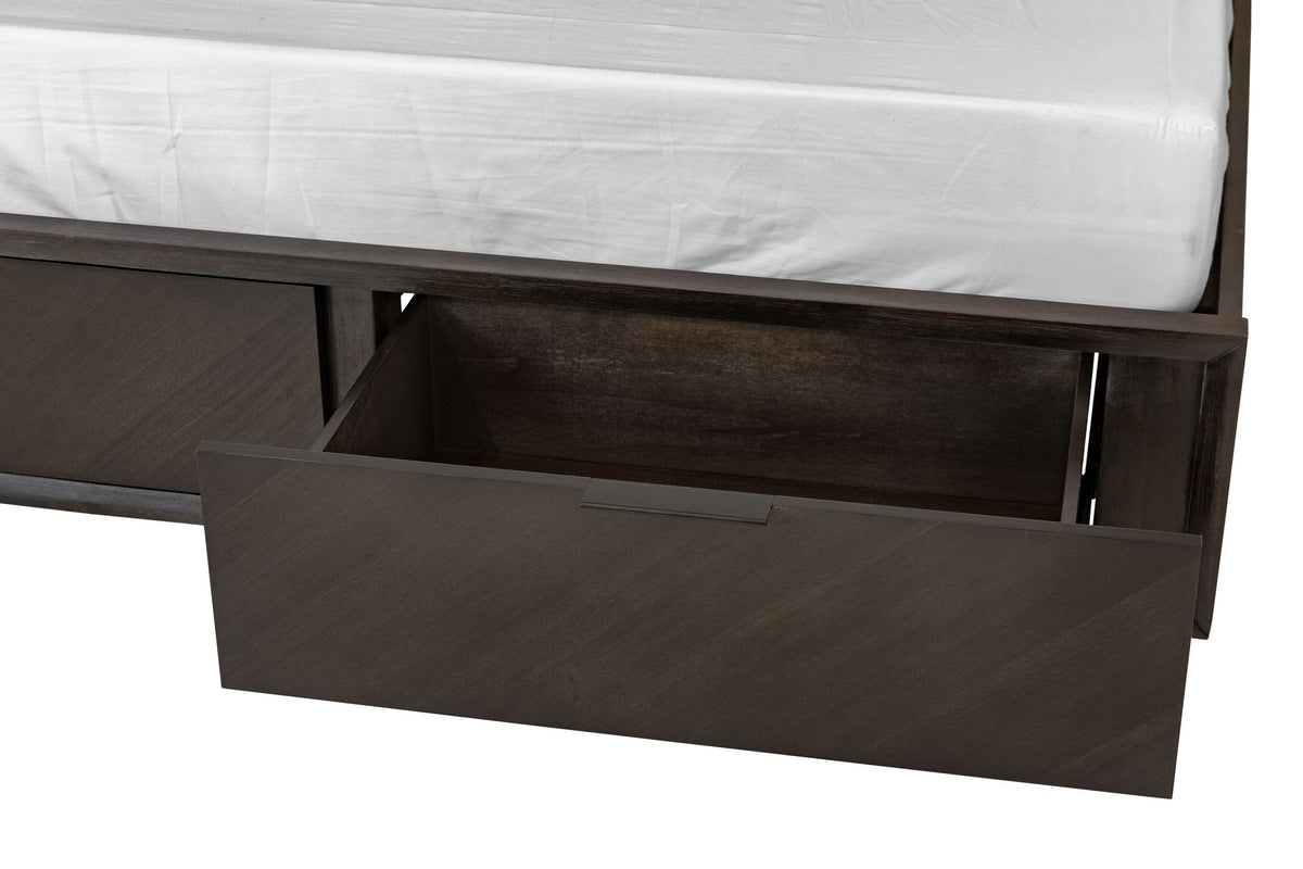 Roger - Queen Mid-century Acacia Bed by VIG Furniture - View 5