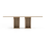 Roma - Modern Travertine Rectangular Dining Table by VIG Furniture - View 1