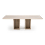 Roma - Modern Travertine Rectangular Dining Table by VIG Furniture - View 7