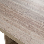 Roma - Modern Travertine Rectangular Dining Table by VIG Furniture - View 12
